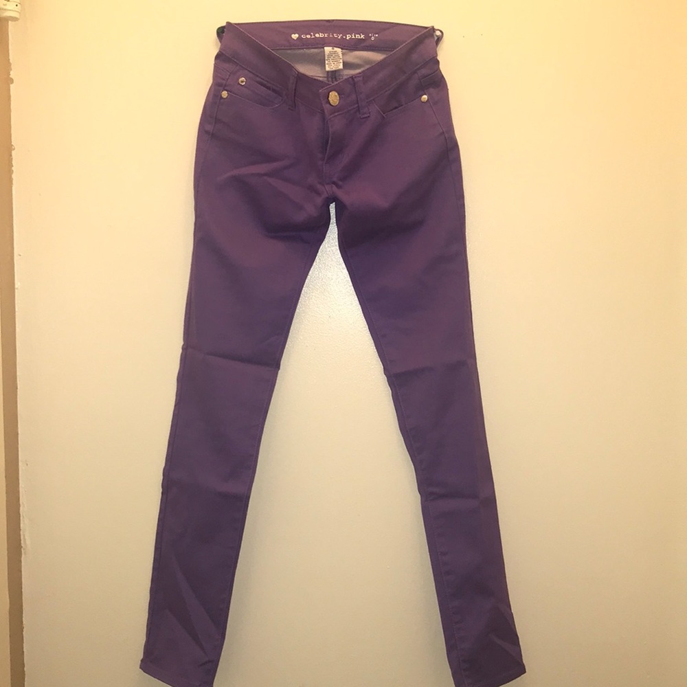 Purple celebrity pink jeans